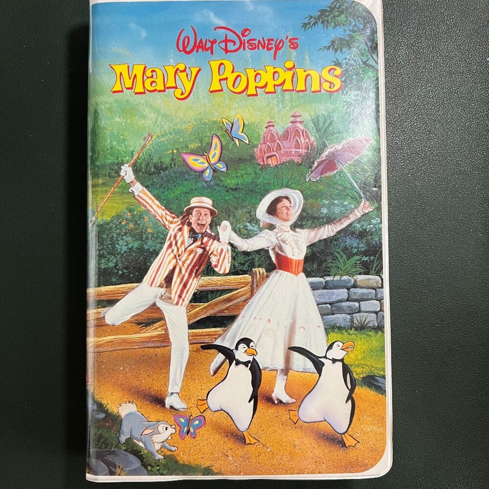 Disney’s Mary Poppins VHS – Vintage Julie Andrews Classic THX Certified Edition